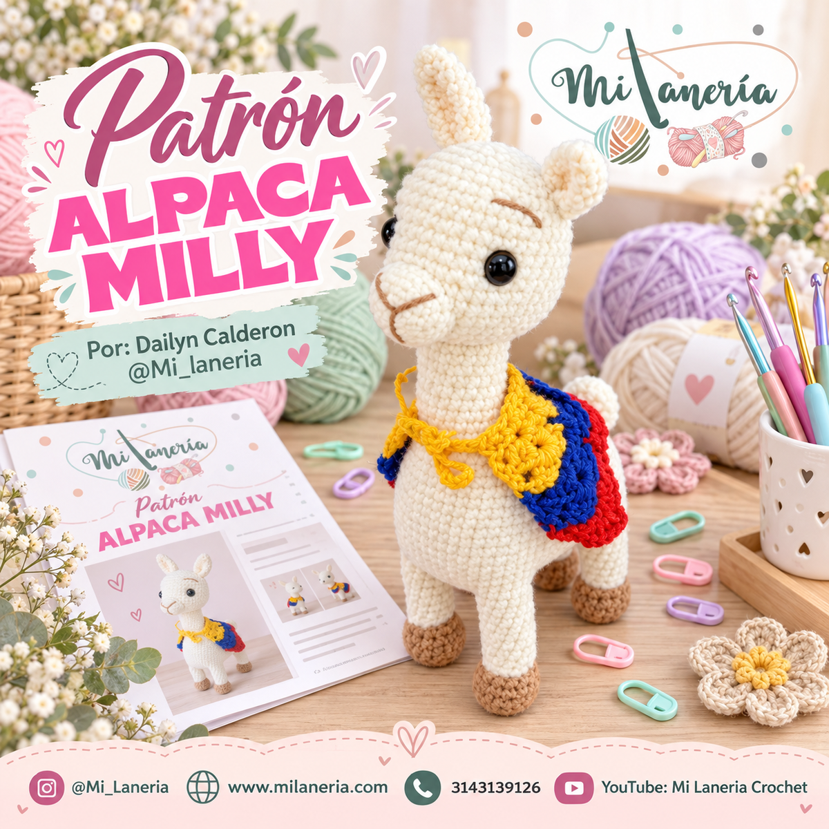 Patrón Alpaca Milli – Amigurumi Crochet