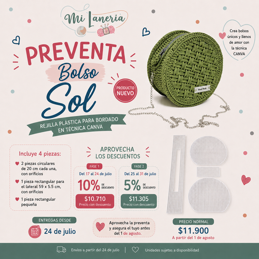 Rejilla Bolso Sol