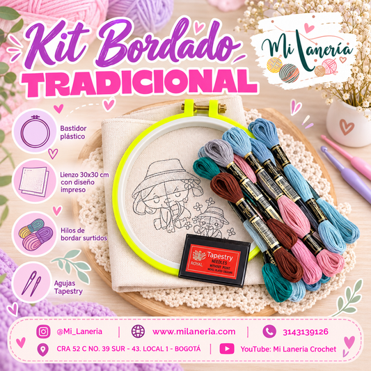 Kit de Bordado tradicional