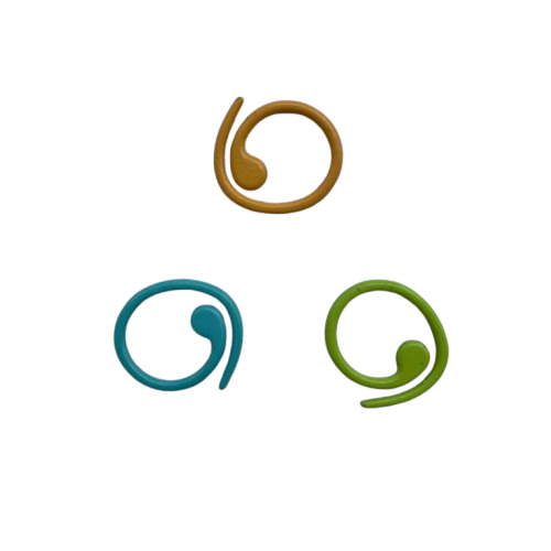 Marcapuntos espiral metalico