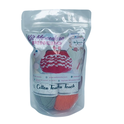 Kit de tejido Monedero pincho