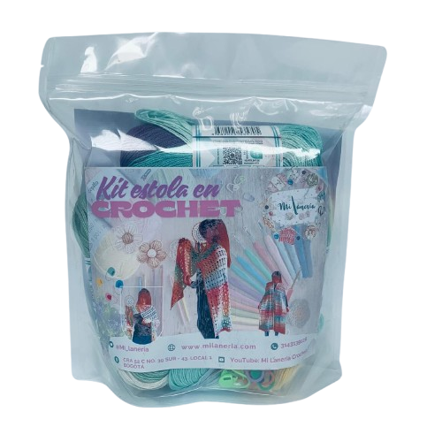 Kit de tejido Estola crochet