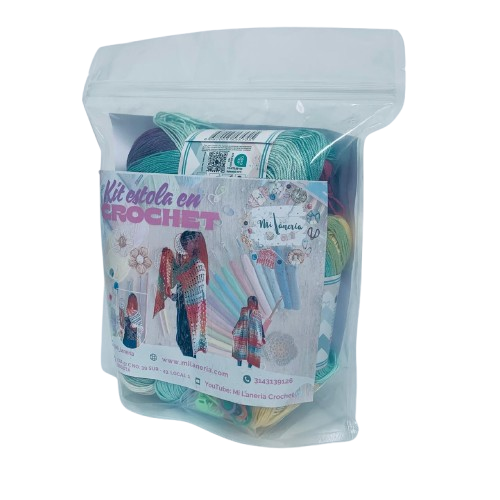 Kit de tejido Estola crochet