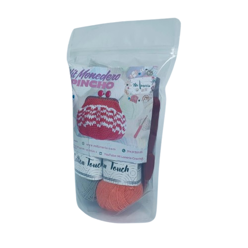 Kit de tejido Monedero pincho