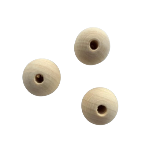 Bolas madera Macramé