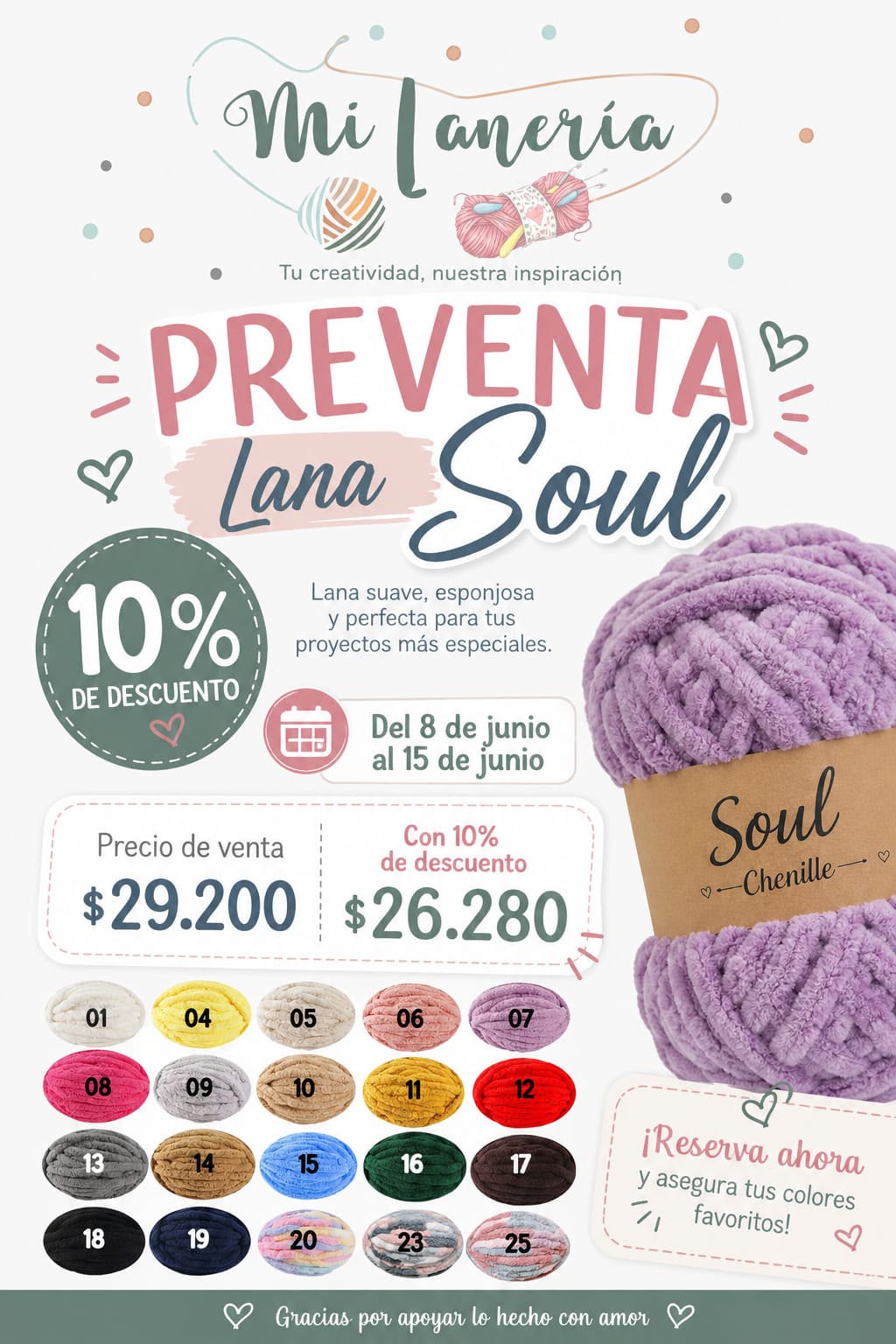 Soul Mi lanería - Chenille